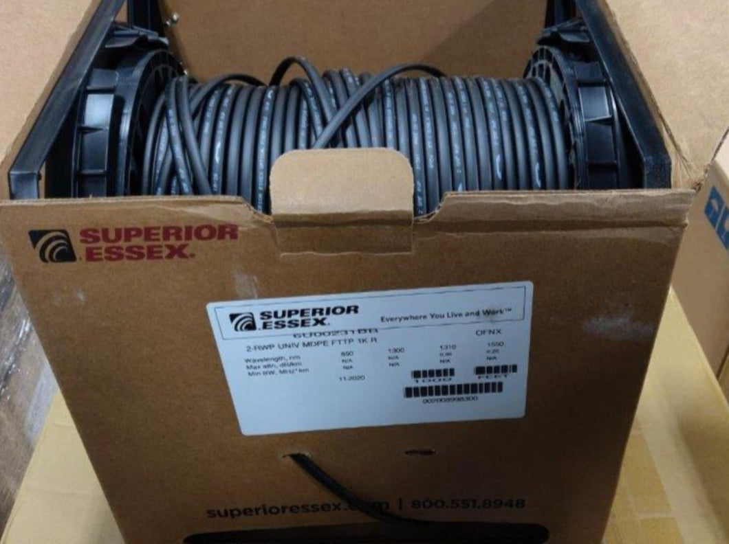 *NEW* Superior Essex Fiber-2F Drop Cable (RWP) - 305m box